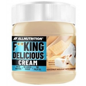 FITKING DELICIOUS CREAM COCONUT NOUGAT WITH WAFERS 200 GR