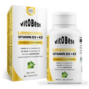 LIPOSOMAL VIT D3 + K2 60 CAPS