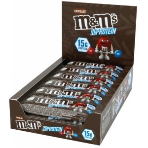 M&M CHOCO HI PROTEIN BAR 12X51 GR