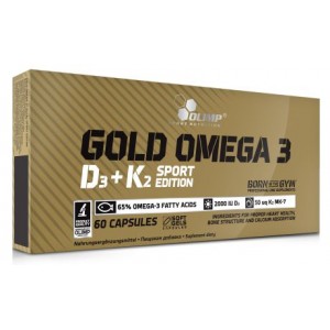 GOLD OMEGA 3 D3+K2 SPORT EDITION 60 PERLAS