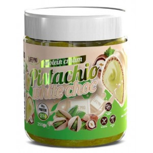 PROTEIN CREAM PISTACHIO WHITE CHOC 250 GR