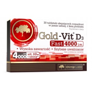 GOLD-VIT D3 FAST 4000 30 TABS