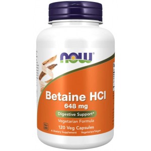 BETAINE HCL 648 MG 120 CAPS