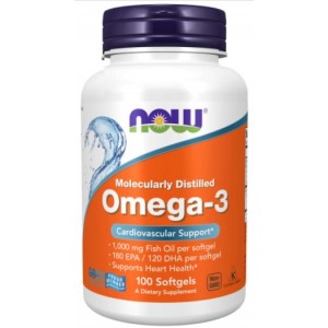 OMEGA 3 MOLECULARLY DISTILLED 100 PERLAS
