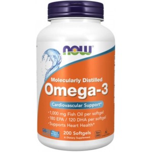OMEGA 3 MOLECULARLY DISTILLED 200 PERLAS