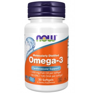 OMEGA 3 MOLECULARLY DISTILLED 30 PERLAS