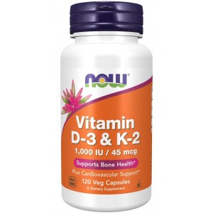 VITAMIN D3 & K2 120 CAPS